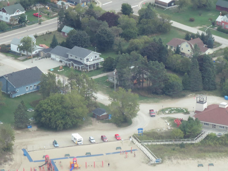 Aerial view of Providence Bay